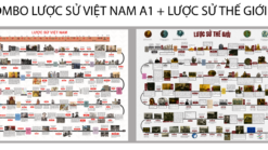 🔷 Combo Lược Sử Việt Nam A1 + Lược Sử Thế Giới A1