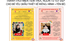 🌟 Tranh Thôi Miên – Tiềm Thức Ngôn Từ Tốt Đẹp Cho Bé Yêu