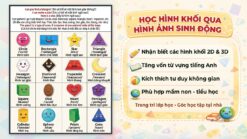 🔷 Poster Hình Khối – Song Ngữ