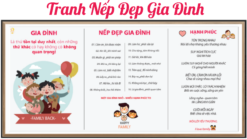 🔷 Tranh Nếp Đẹp Gia Đình – 40x86cm